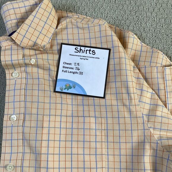 Brooks Brothers XL Button Down Shirt Plaid Checkered Long Sleeve Cotton Non Iron - Picture 4 of 4